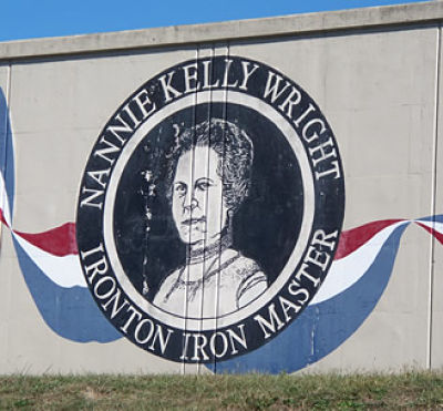 Mural of Nannie Kelley Wright