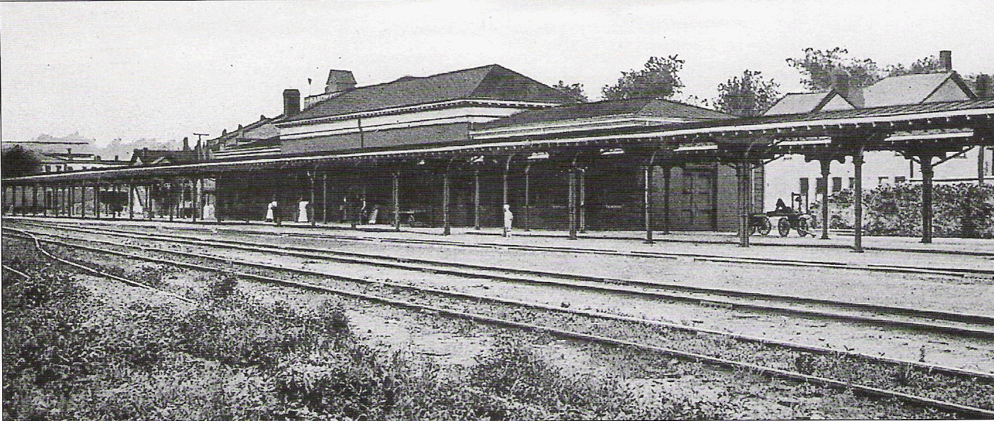 The Back of the N&W Train depot